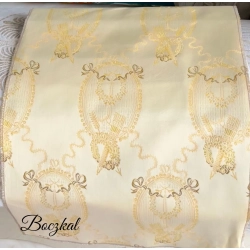 Tkanina stylowa Secesja Złota Medalion