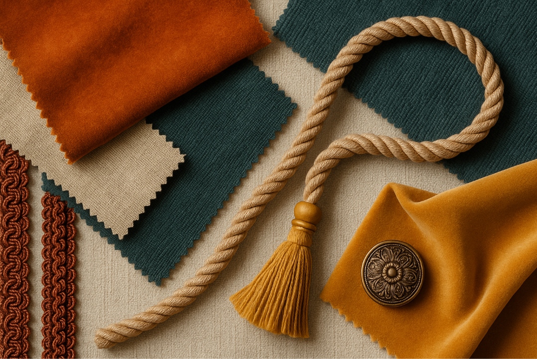 Tkaniny i dodatki, które nadają wnętrzu wyjątkowy charakter