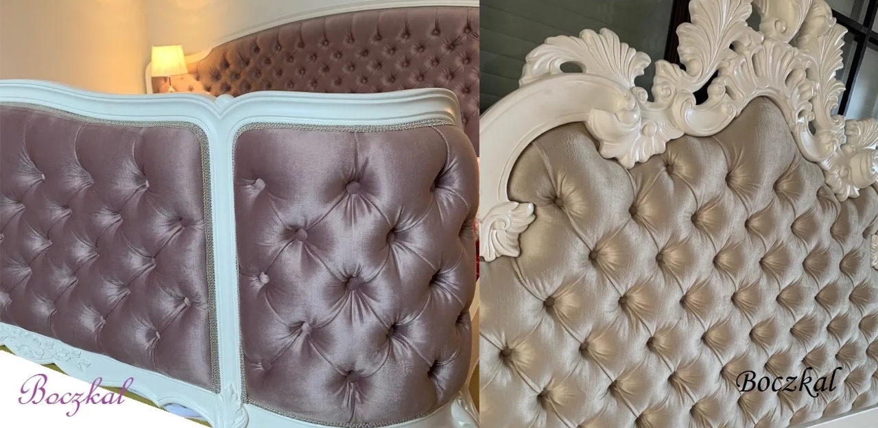 Żakard Mexico vs Velvet Ecru: Jak łączyć wzorzysty akcent z luksusową bazą.