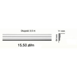 Sztukateria - Listwy A-2