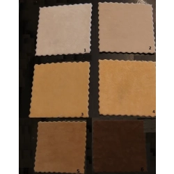 Tkanina flok ecru, beż