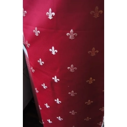 Tkanina stylowa gładki bordo szer. 140 cm