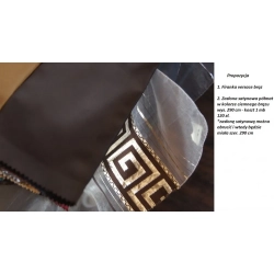 Firana Versace - brąz venge