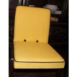 Wełna czesana boucle żółta