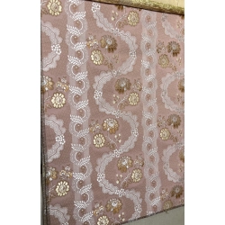 Tkanina stylowa Rococo Versailles Rosee