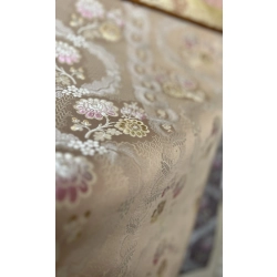 Tkanina stylowa Rococo Versailles Pastel Beige