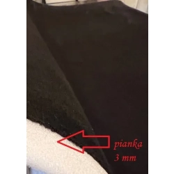 Podsufitka  Alkantara /ALKANTRA  CZARNA TOP WERSJA ! Black